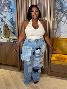 Patch Em’ Up Pants - Big House Of Fashion