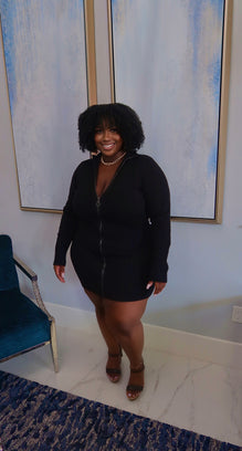 Set The Mood Dress 1x / Rust