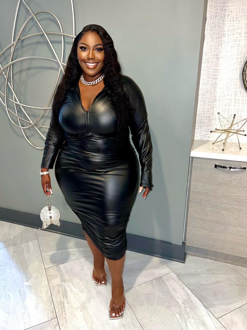 Leather Me Up Dress – Big House Of Fashion Leather Me Up Dress – Big House Of Fashion