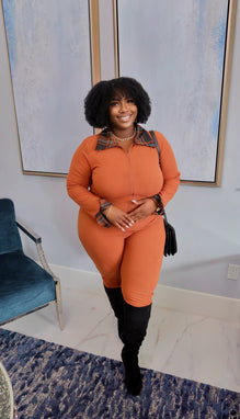 Plus Size Jumpsuit, Long Sleeves Jumpsuit, Oversized Jumpsuit